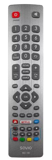 Savio RC-19 terava TV kaugjuhtimispult