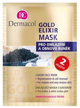 Dermacol Zen Gold Elixir kaaviar näomask 2 x 8 ml
