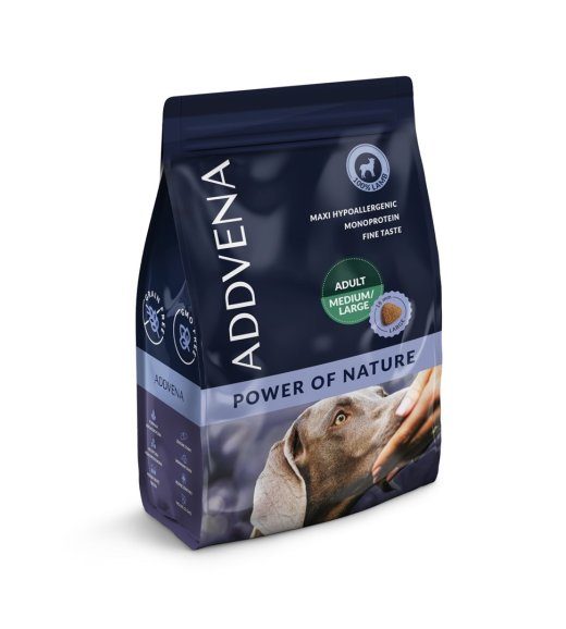 ADDVENA Power of Nature Adult Medium/Large Lamb - kuiv koeratoit - 2,5kg