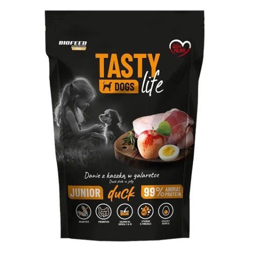 BIOFEED Tasty Dogs Life Junior Pardi - märg koeratoit - 500g