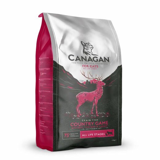 CANAGAN Country Game hani, hirv, jänes - kuivkassitoit - 1,5 kg