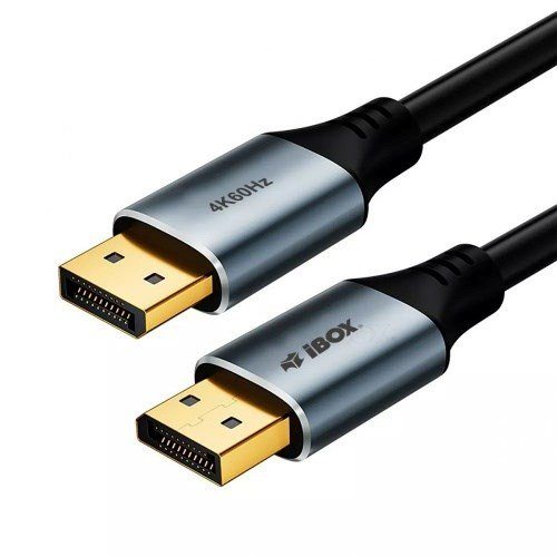 iBox ITVDP011 DisplayPort kaabel 4K 60Hz kuldne, 1m