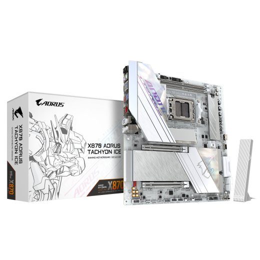 GIGABYTE X870 A TACHYON ICE AM5 ATX emaplaat