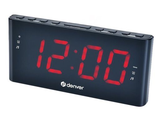DENVER CPR-710 taimeriga raadio must