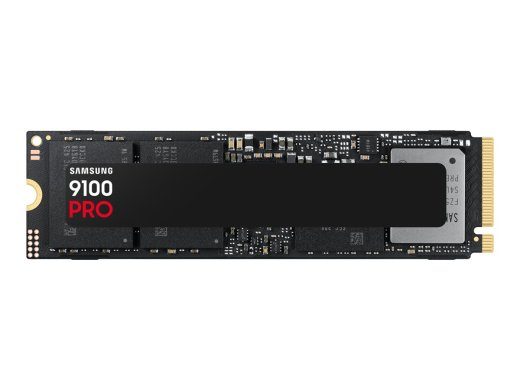 SAMSUNG 9100 PRO SSD NVMe M.2 1TB PCIe 5.0 Skaitymas 14.700 MB/s Rašymas 13.300 MB/s Vidinis SSD žaidimams ir vaizdo įrašų redagavimui Juodas