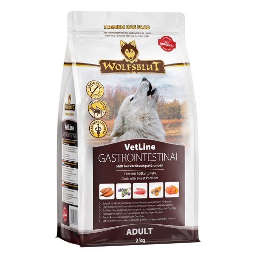 WOLFSBLUT VetLine Gastrotuumne partiksit - kuu kuiva toit - 2kg