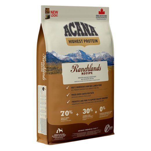 ACANA Highest Protein Ranchlands Dog dry dog food - 6kg