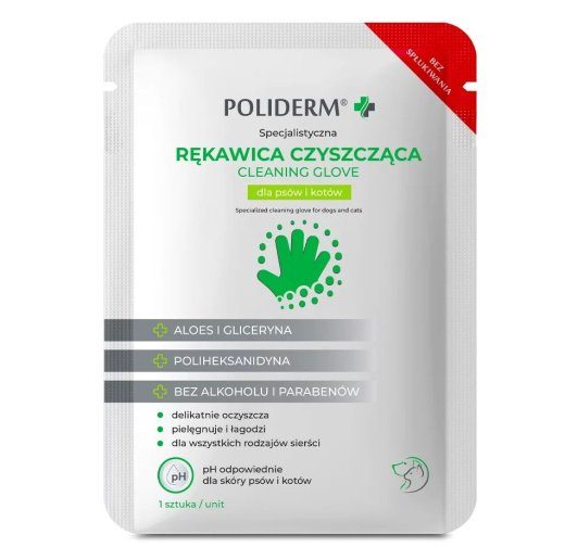 POLIDERM® puhastuskinnas lemmikloomadele - 1 tk