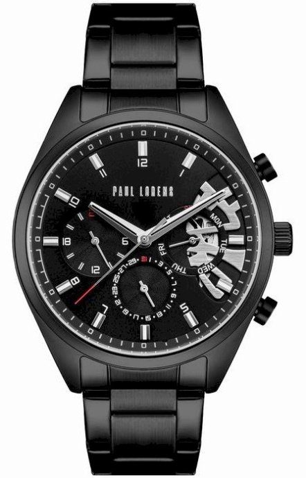 PAUL LORENS Meeste kell PL20003B-1A5 / hõbedane