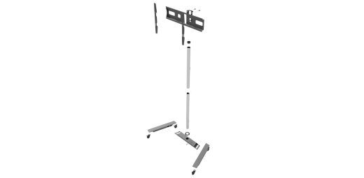 EDBAK põrandatugi TR5E Trossid ja tuged 42-65 " Maksimaalne kaal (mahutavus) 50 kg Must