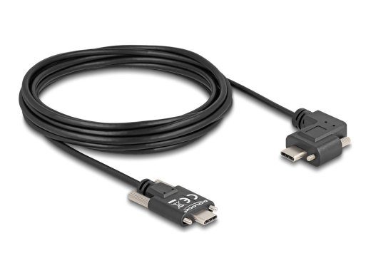 DeLOCK USB 2.0 USB Type-C Kaabel 5m Must