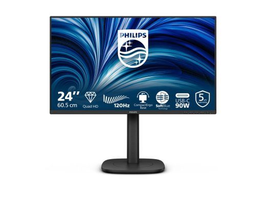 Philips 24B2U3601 24-tolline IPS 2560 x 1440 (2K) HDMI DisplayPort USB-C 120Hz