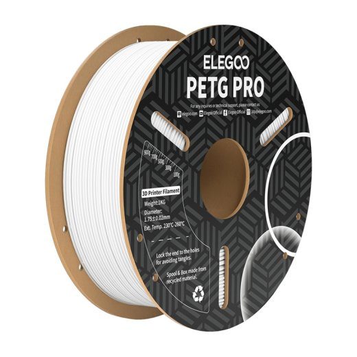 ELEGOO PETG Pro filamentas (baltas)