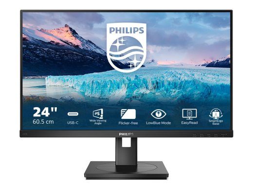 Philips S-line 243S1 24 IPS 1920 x 1080 (Full HD) HDMI DisplayPort USB-C 75Hz Docking ekraan