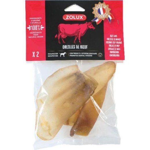 ZOLUX Beef ear - närimisvahend koertele - 40g