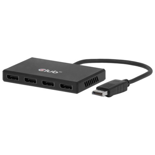 Club 3D CSV-7400 MST hub 1x DisplayPort kuni 4x DisplayPort