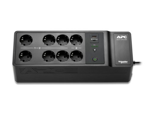 APC Back-UPS BE850G2-GR UPS AC 230V 520Vatas 850VA išvesties jungtys 8 Juoda