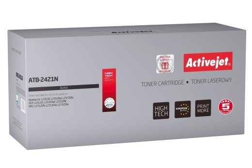 Activejet ATB-2421N toner (asendaja Brother TN-2421 jaoks; Supreme; 3000 lehekülge; must)