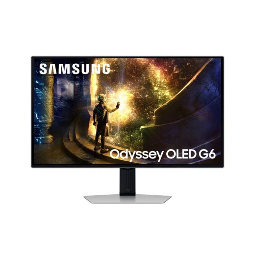 Samsung S27DG610SU arvutimonitor 27" 2560 x 1440 pikslit Quad HD OLED hõbedane