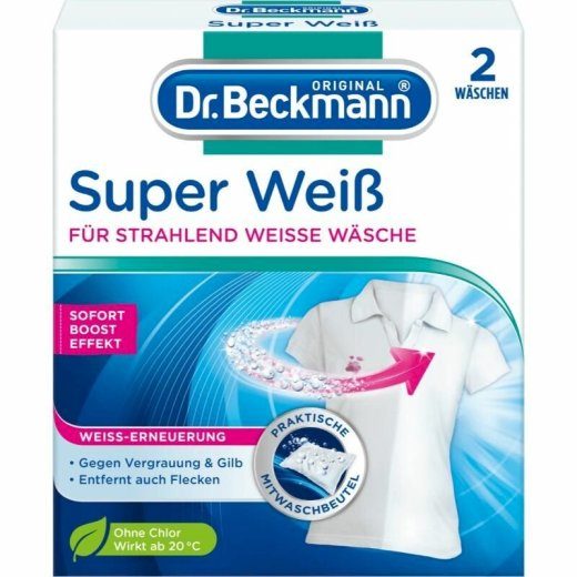 Dr. Beckmann Super Weiss Balinimas 2 x 40g