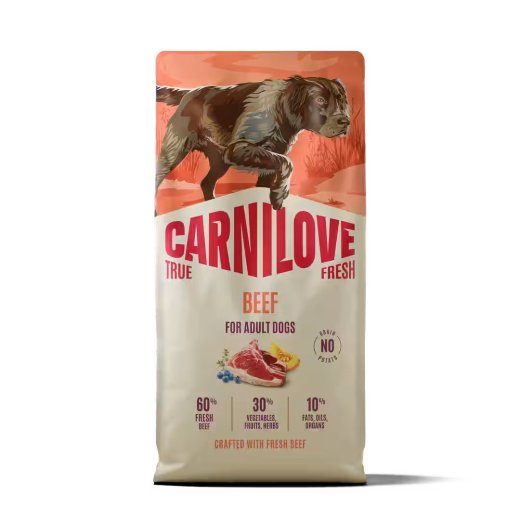 CARNILOVE Tõeline Fresh Veiseliha kuiv koeratoit 12kg