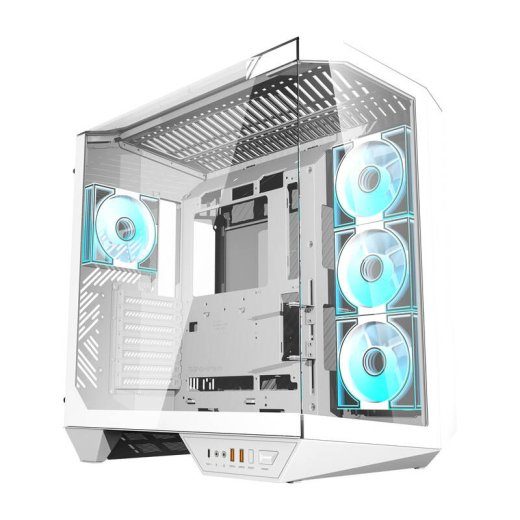 Darkflash DY470 arvutikorpuse (valge) + 4 ventilaatorit