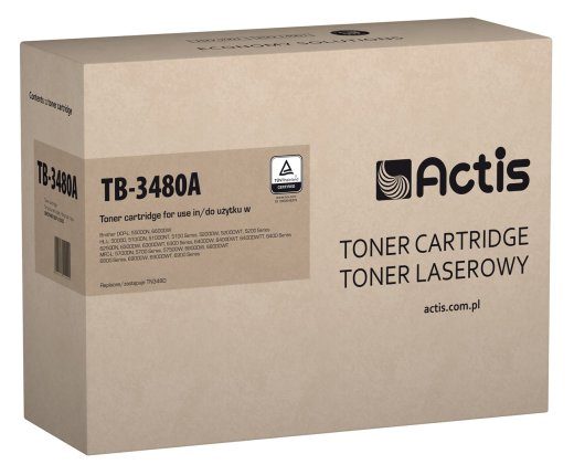Actis TB-3480A toner (asendaja Brother TN-3480 jaoks; Standard; 8,000 lehekülge; must)