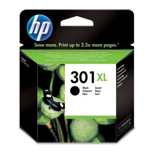 HP 301XL Black 430-page Ink Cartridge CH563EE