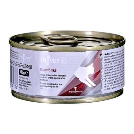 TROVET Hepatiline HLD kana - märgist kööki - 100g