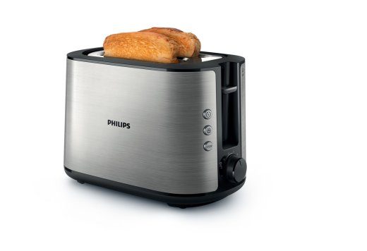 Philips Viva Collection HD2650/90 2-leikkuri, 950 W Musta, Ruostumaton teräs
