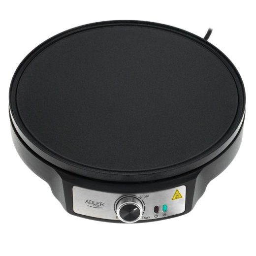 Adler AD 3093 Dvipusis elektrinis blynų keptuvė 2 in 1 Juodas