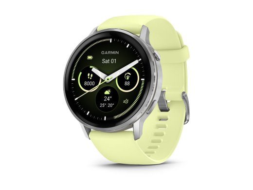Garmin Venu 4 45 mm žalias sidabrinis SmartWatch