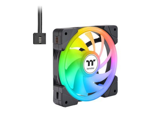 Thermaltake SWAFAN EX12 ARGB ventilaator 3-pakk must 120 mm