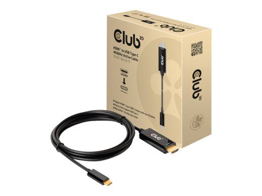 Club 3D CAC-1334 DisplayPort 1.2 HDMI adapterkaabel 1.8m must