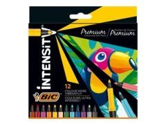 BIC Intensity Premium plaušiniai rašikliai su įvairiais antgaliais