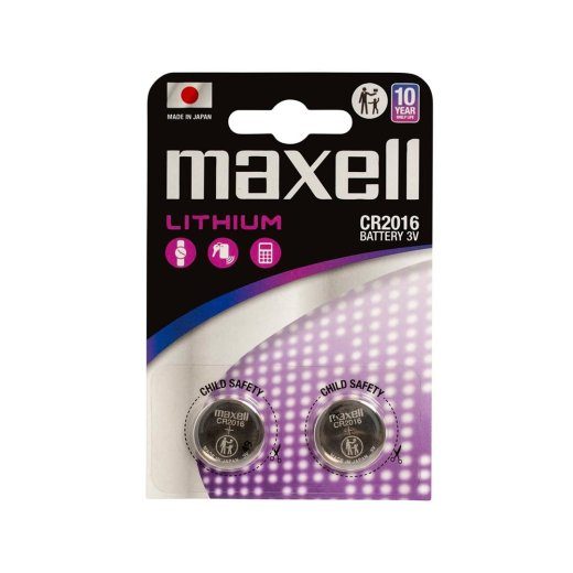 MAXELL Lithium battery LITHIUM CR2016 2 vnt. 3V
