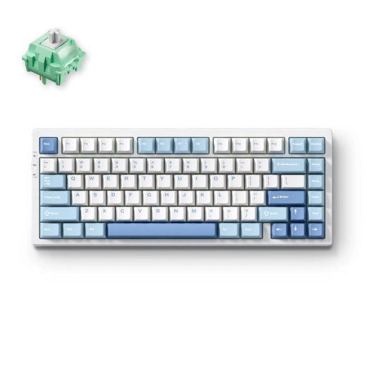 MCHOSE G75 Pro juhtmeta mänguteklaas Blue, KTT Cabbage Tofu V2