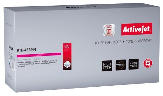 Activejet ATB-423MN toner (asendaja Brother TN-423M jaoks; Supreme; 4000 lehekülge; magenta)