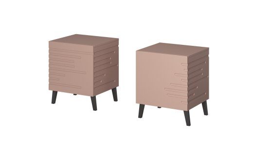 Cama öölaukapp NOVA 44x40x52 pink matt