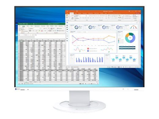 EIZO FlexScan EV2410R-WT 24.1 IPS WUXGA DVI HDMI DisplayPort Monitorius