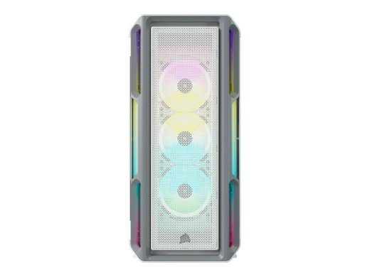CORSAIR iCUE 5000T RGB Tower Extended ATX valge