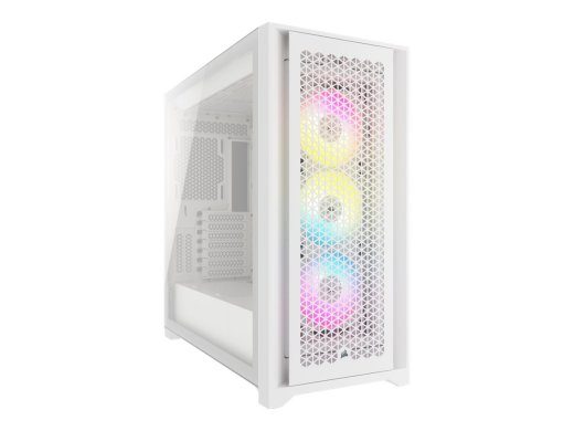 CORSAIR iCUE 5000D RGB Airflow Tower Extended ATX valge