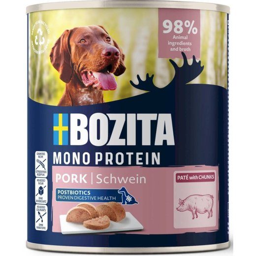 BOZITA Monoprotein Paté Sealiha - märg koeratoit - 800g