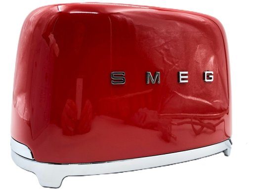 Smeg 50ndate Stiiliga TSF01RDEU Punane Toaster