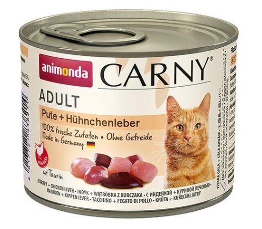 ANIMONDA Cat Carny Adult kalkun kana maksa märgkassitoit - 200 g