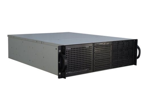Inter-Tech 3U lentyninis ATX korpusas Juodas