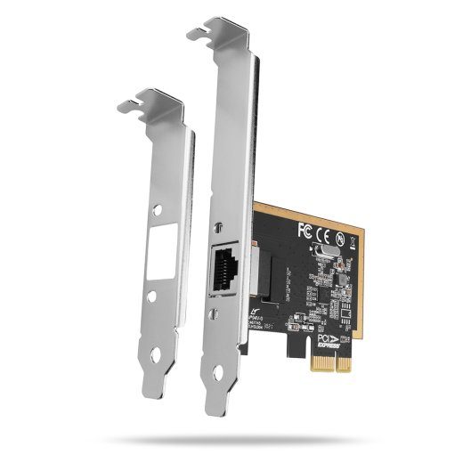 AXAGON Gigabit Ethernet PCI-Express võrgukaart tõestatud Realleti kiibiversiooniga PCEE-GRF