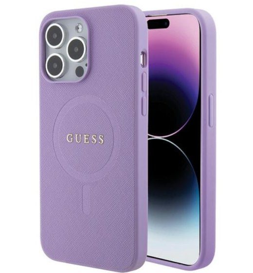 Guess Saffiano MagSafe tagumine ümbris Apple iPhone 16 Pro Max jaoks