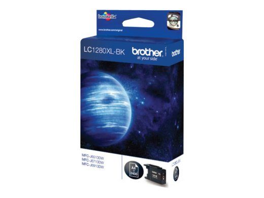 Brother LC1280XLBK tintakassett Must