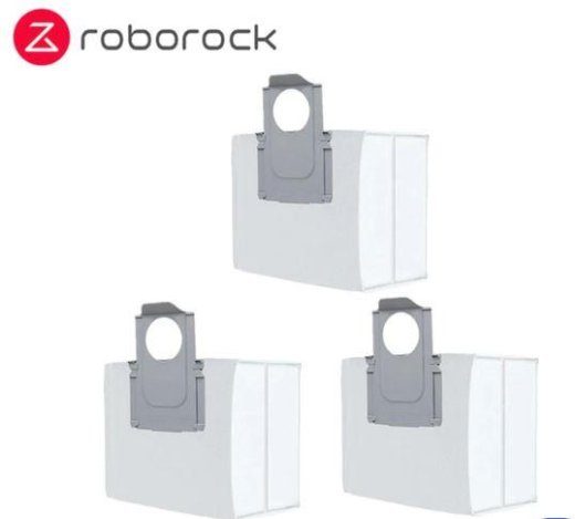 ROBOROCK ühekordsed tolmu kotid 3tk valge OC0/Q70+/Q70 Max+/OC5/Q75+/Q75 Max+/Q55+/O35/S75 MaxV Ultra/S70 Pro Ultra/S80 Pro Ultra/S85 Pro Ultra/O j...